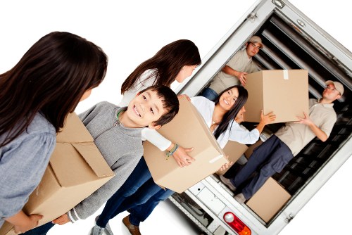 Removal team preparing a home move in Mill Hill