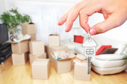 Office relocation team planning a move in Mill Hill