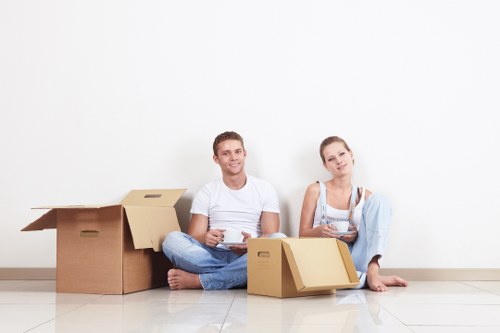 Moving van service for homes in Mill Hill