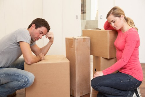 Local moving van handling property access in Mill Hill